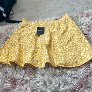 forever 21 flower skirt